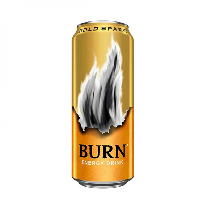 Burn Energy Drink Gold Spark